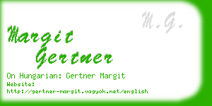 margit gertner business card
